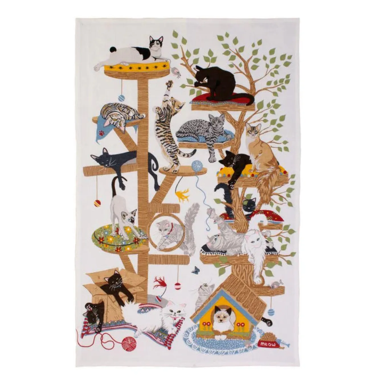 Ulster Weavers Moggie Mayhem Tea Towel- Tea|Tea Towels