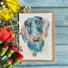Jen Winnett Moose the Dachshund Blank Greetings Eco Card- Greeting Cards