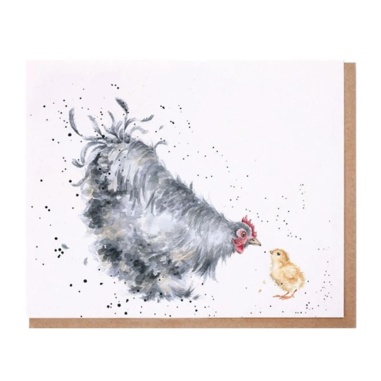 Wrendale Designs 'Mother Hen' Blank Greetings Card- Greeting Cards