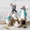 Corinne Lapierre Mouse Family Wool Mix Felt Craft Kit- Crafts|Children