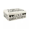 Emma Bridgewater Mr. & Mrs. Black Toast Deep Rectangular Tin- Storage