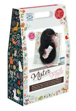 The Crafty Kit Co. Mr. Mole Needle Felting Kit- Crafts