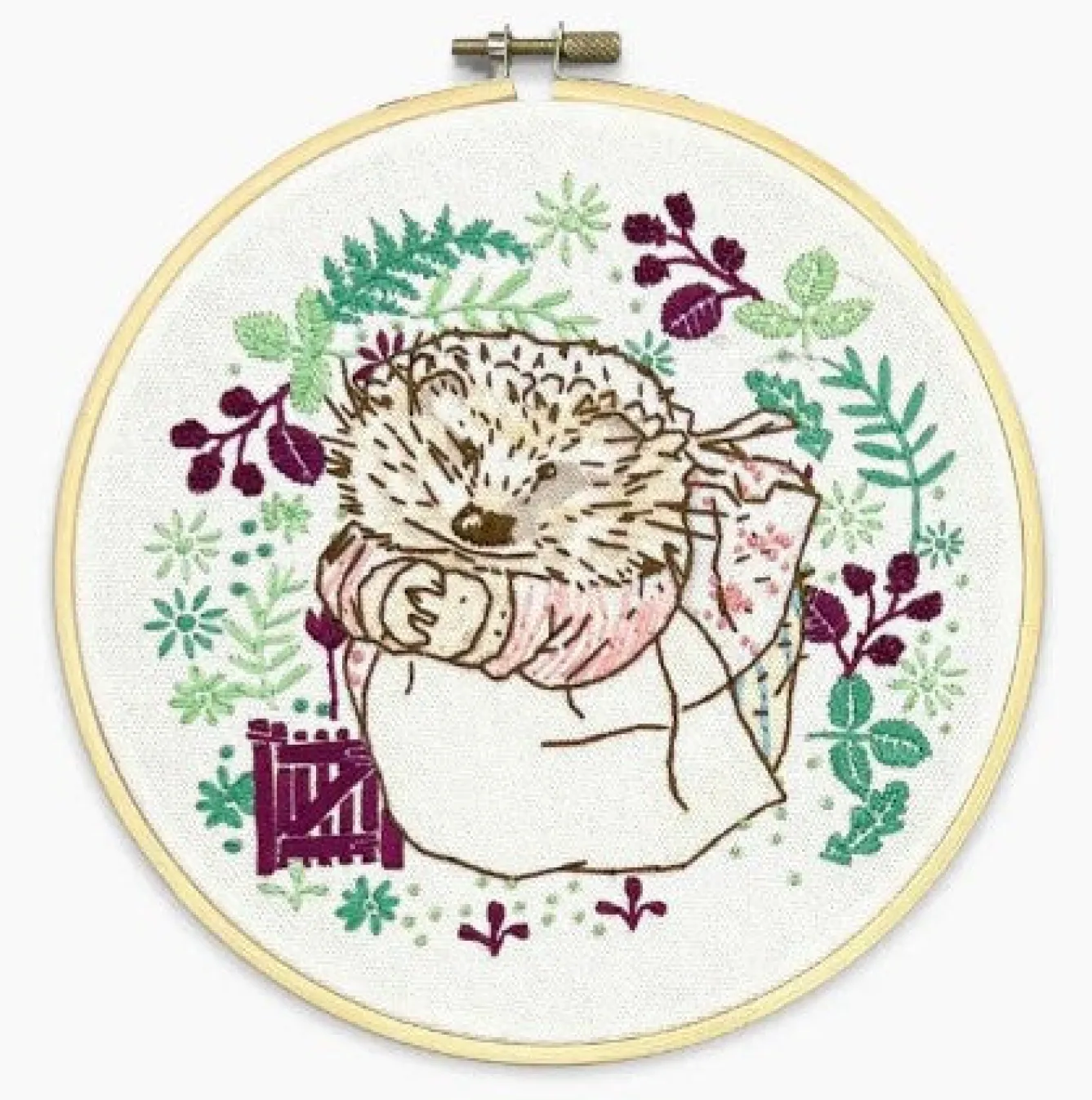 The Crafty Kit Co. Mrs. Tiggy-Winkle Embroidery Kit- Crafts|Children