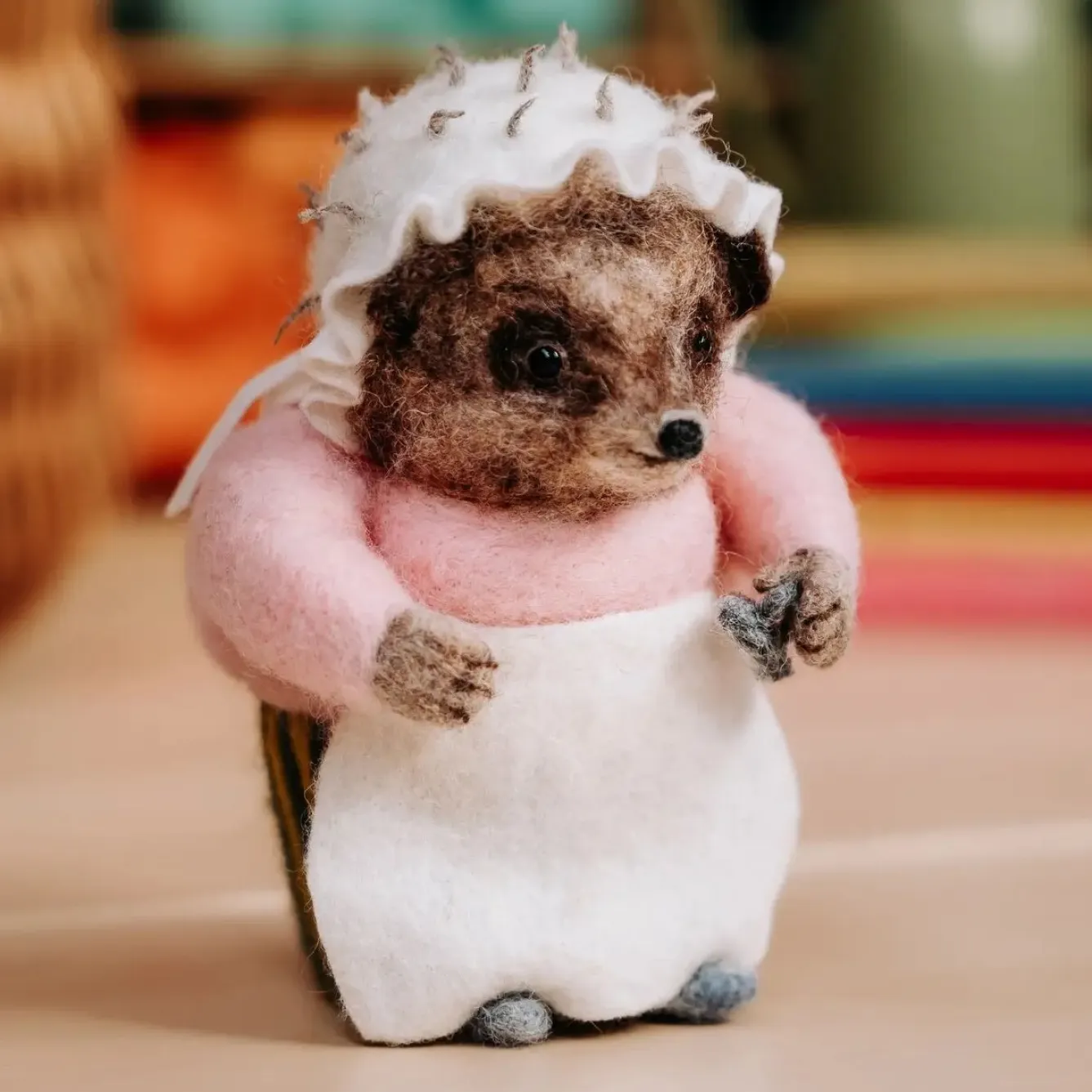 The Crafty Kit Co. Mrs Tiggy-Winkle Needle Felting Craft Kit- Easter|Crafts