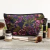 Toasted Crumpet Mulberry Noir Small Makeup Bag- Soaps & Lotions|Bags