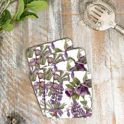 Toasted Crumpet Mulberry Set of 4 Coasters- Melamine|Coasters