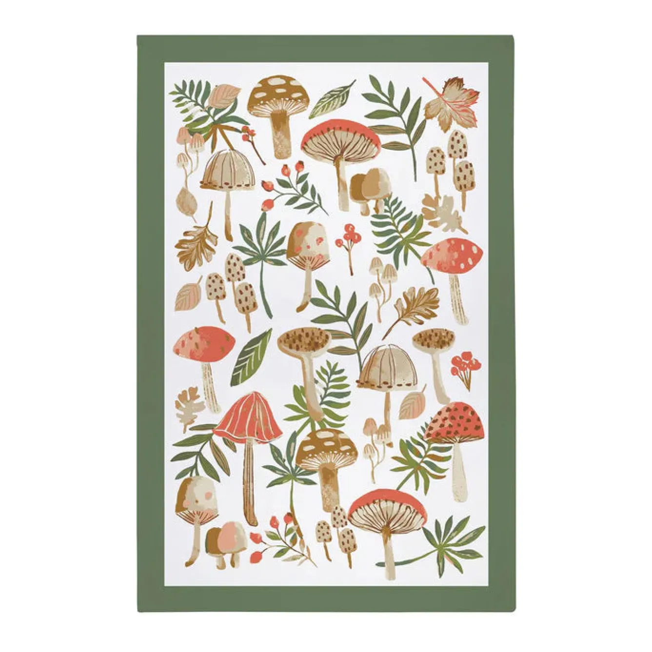 Ulster Weavers Mushrooms Cotton Tea Towel- Tea|Tea