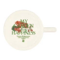 Emma Bridgewater My Garden is My Happiness 1/2 Pint Mug- Flowers & Garden