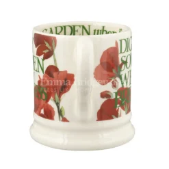 Emma Bridgewater My Garden is My Happiness 1/2 Pint Mug- Flowers & Garden