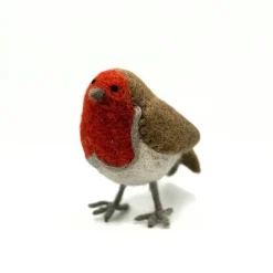 Amica Felt Natural Robin Felt Decoration- Christmas Decorations|Christmas
