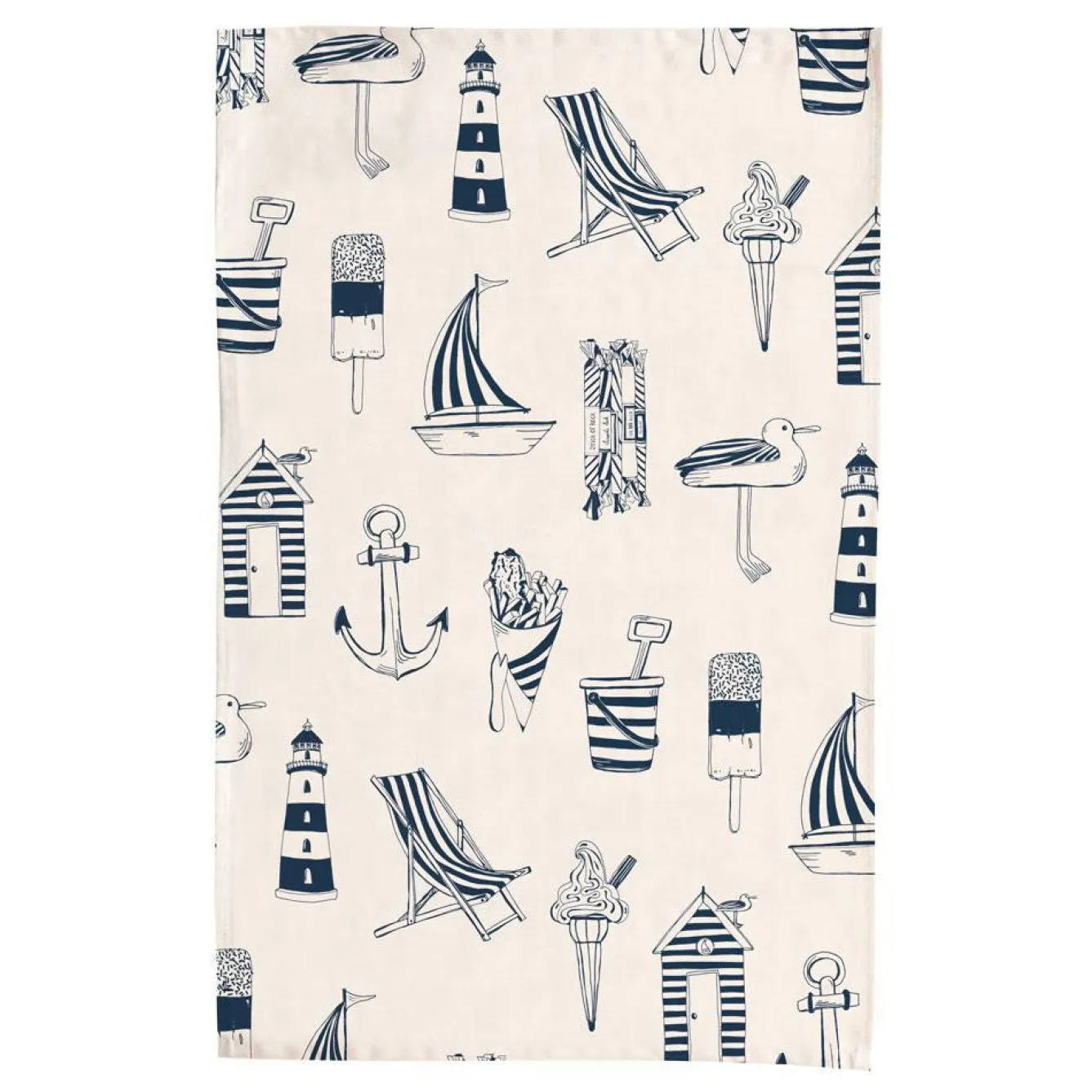 Victoria Eggs Nautical Tea Towel- Tea|Tea Towels