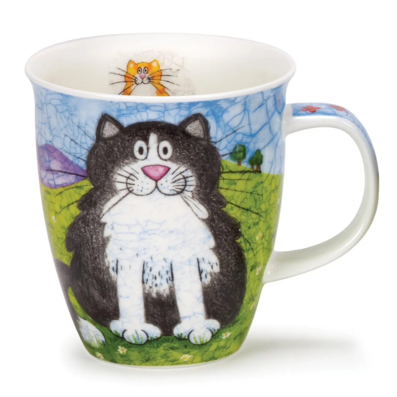 Dunoon Nevis Happy Cat Mugs- Tea|Animals