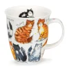 Dunoon Nevis Messy Cats Mug- Tea|Animals