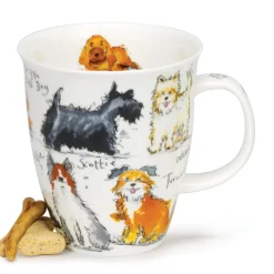Dunoon Nevis Messy Dogs Mug- Tea|Animals
