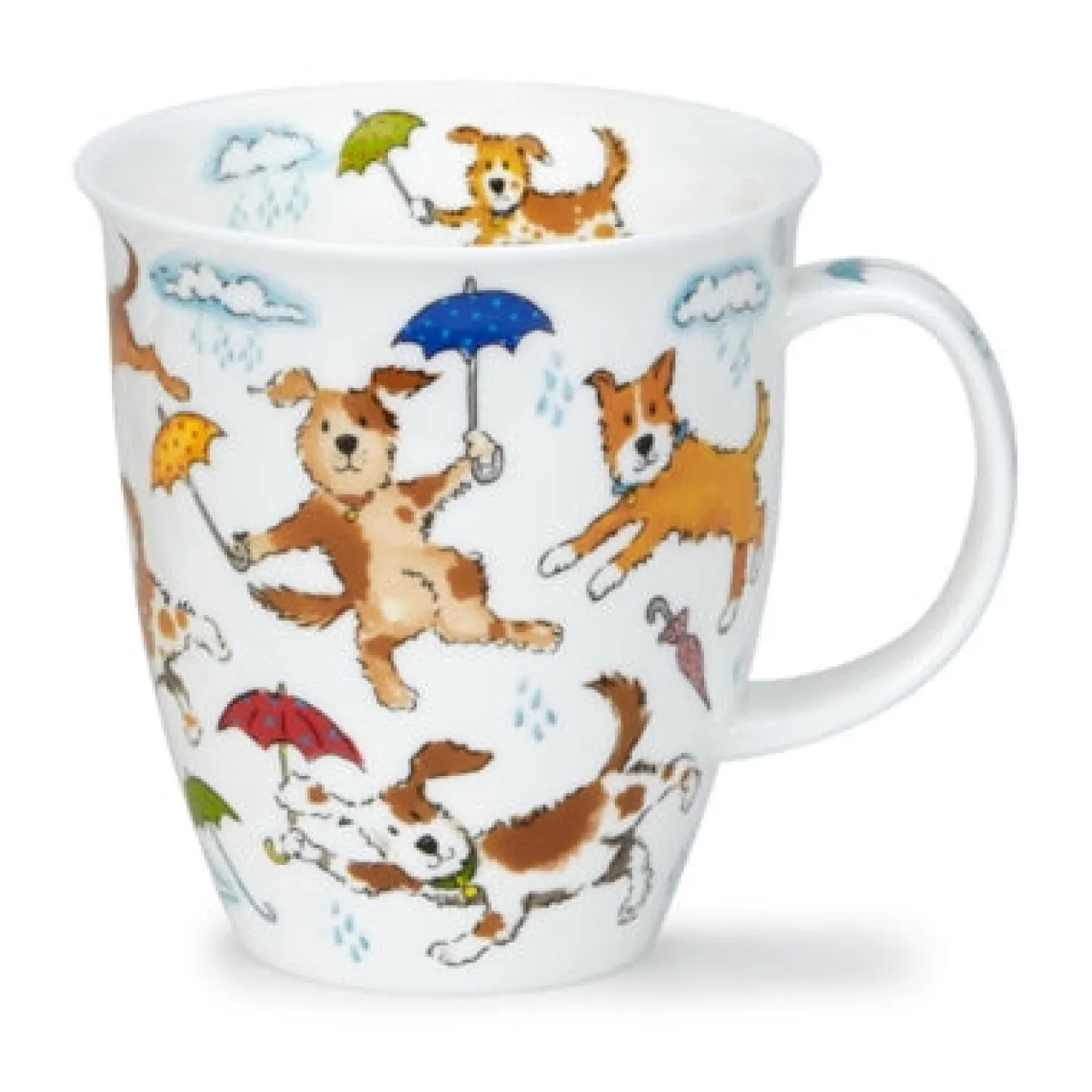 Dunoon Nevis Raining Dogs Mug- Animals|Whimsical