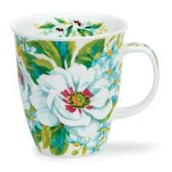 Dunoon Nevis White Anemones Mugs- Tea|Flowers & Garden