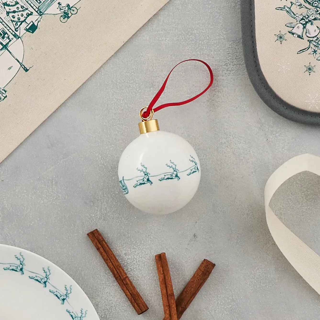 Victoria Eggs Night Before Christmas Bauble- Christmas Decorations|Seasonal Decor