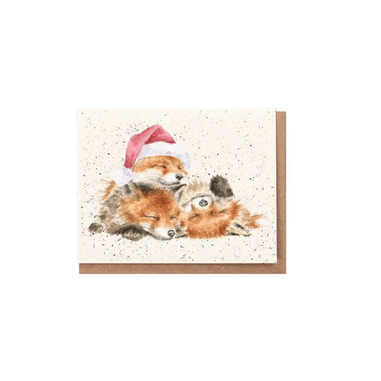 Wrendale Designs 'Night Before Christmas' Foxes Gift Enclosure Card- Christmas|Greeting Cards