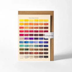 Roomytown Nomenclature of Colors Greetings Card- Greeting Cards