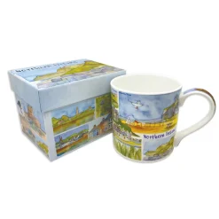 Emma Ball Northern Ireland Bone China Mug (Boxed)- Great Britain
