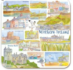 Emma Ball Northern Ireland Coaster- Tea|Coasters