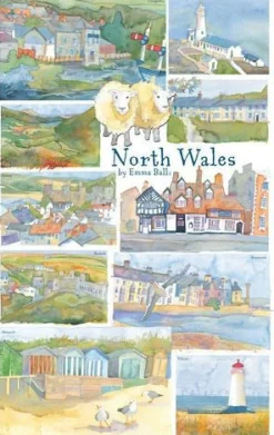 Emma Ball North Wales by Tea Towel- Tea|Tea Towels