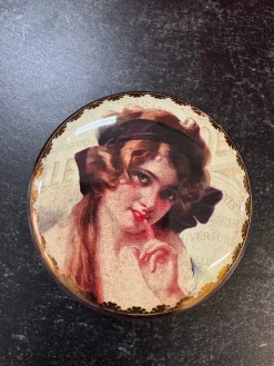 Elite Tins Nostalgia Mini Round Tins- Flowers & Fruits