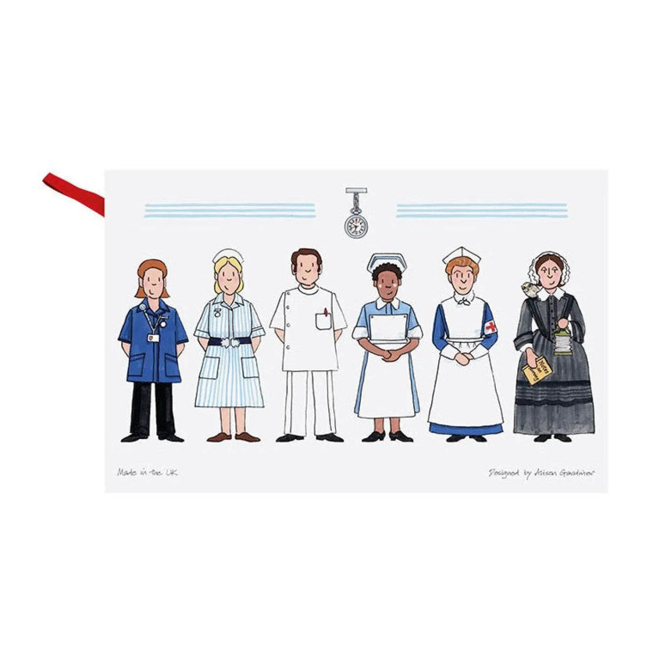 Alison Gardiner Nursing Tea Towel- Tea|Tea Towels