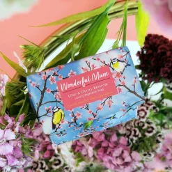 English Soap Company Occasions Lilac & Cherry Blossom Wonderful Mum Soap- Mother's Day|Mother's Day