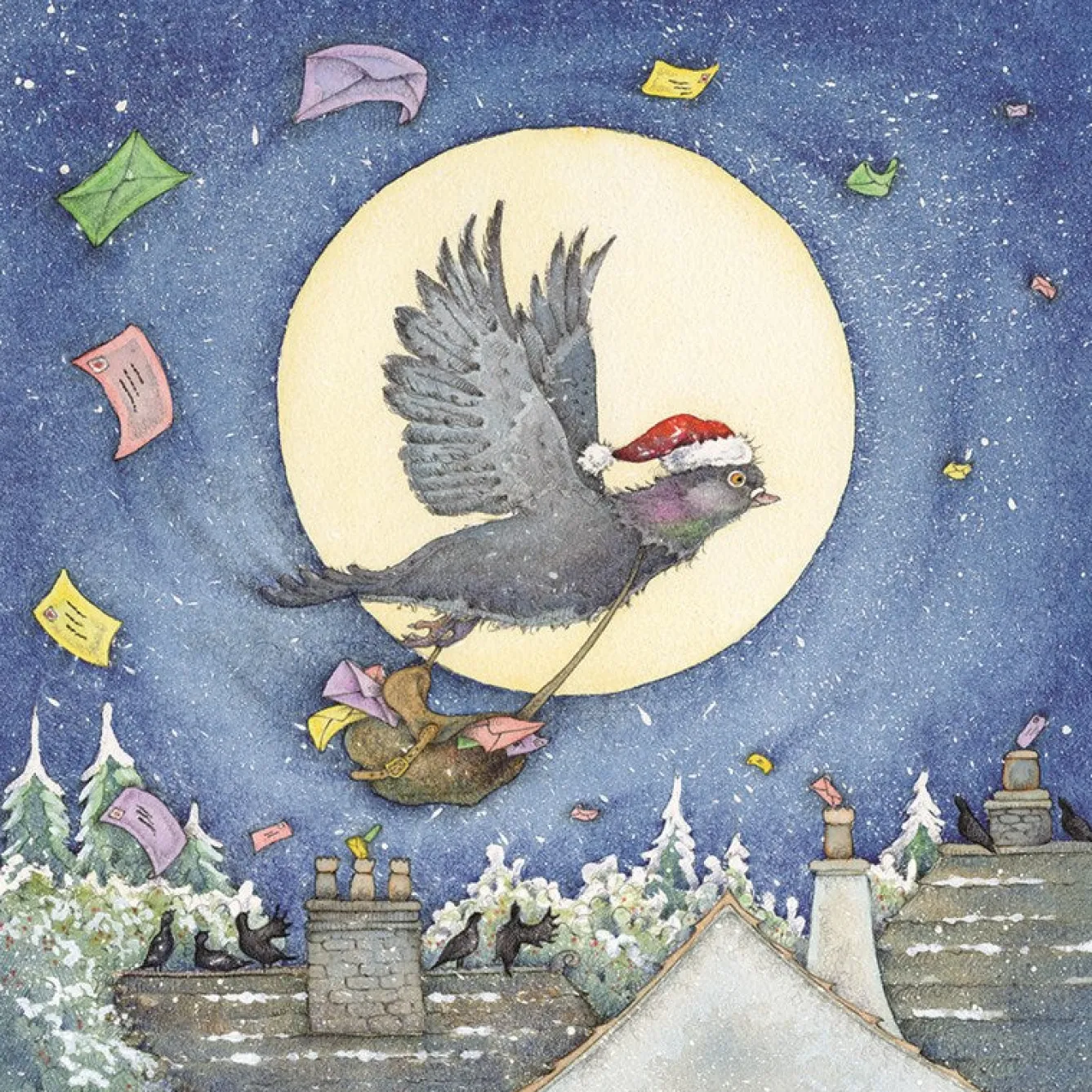 Moongazer Cards Old Friends Greeting Card- Christmas Cards|Greeting Cards