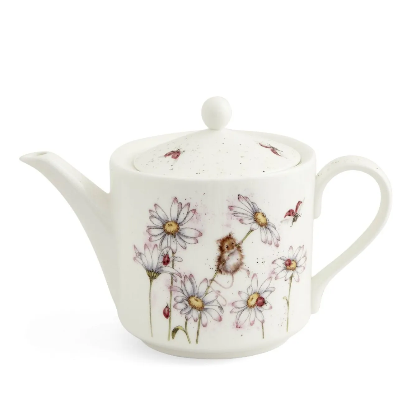 Wrendale Designs 'Oops a Daisy' Mouse Fine Bone China Teapot- Tea|Teapots