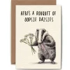 Bewilderbeest Oopsie Daisies Greetings Card- Greeting Cards