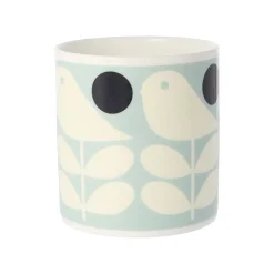 Orla Kiely Early Bird Light Blue Bone China Mug- Tea|Bright Colors