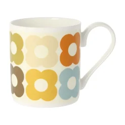 Orla Kiely Multi Spot Flower Bone China Mug- Flowers & Garden|Bright Colors