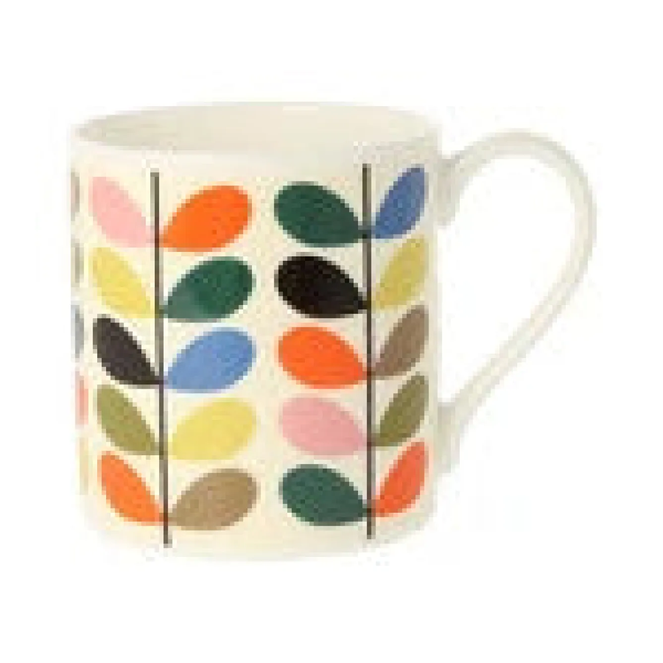 Orla Kiely Multi Stem Fun Bone China Mug- Tea|Bright Colors