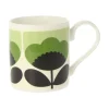 Orla Kiely Spring Bloom Green Bone China Mug- Tea|Bright Colors