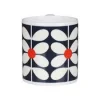 Orla Kiely 60's Stem Navy Bone China Mug- Tea|Bright Colors