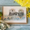 Jen Winnett Otis and Opal Blank Greetings Eco Card- Greeting Cards