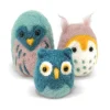 The Crafty Kit Co. Owl Family Needle Felting Kit- Crafts