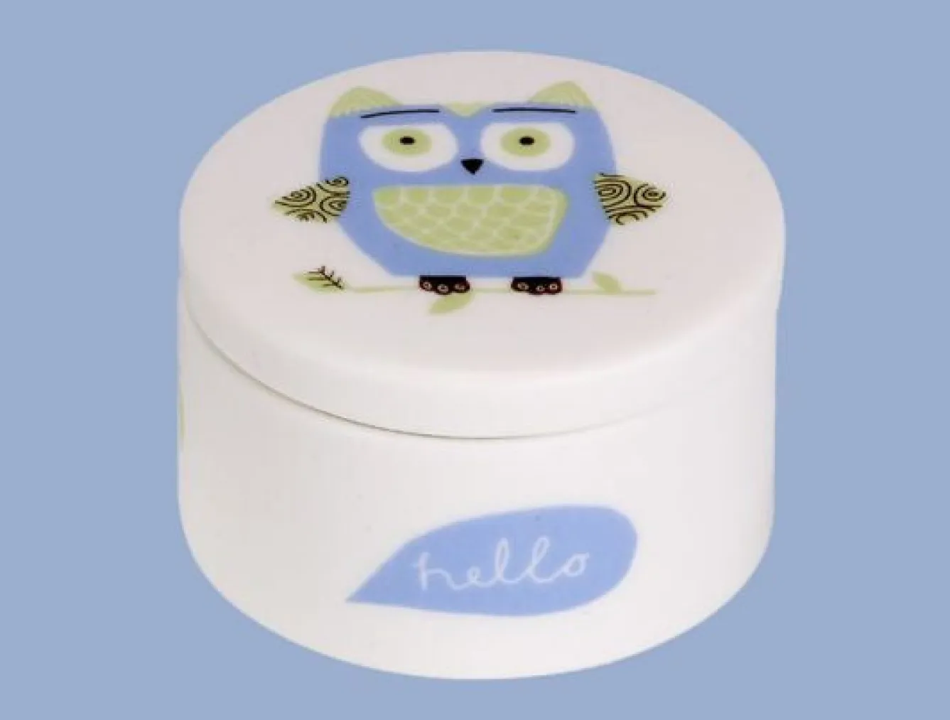 Repeat Repeat Owlie Keepsake Box in Blue- Children
