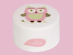 Repeat Repeat Owlie Keepsake Box in Pink- Children