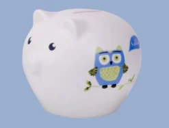 Repeat Repeat Owlie Piggy Bank in Blue- Children