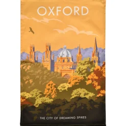 Town Towels Oxford Dreaming Spires Tea Towel- Tea|Tea Towels