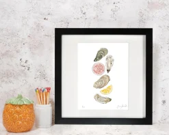 Corinne Alexander Oyster Print by- Art