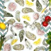 Corinne Alexander Oyster Tea Towel by- Father's Day|Tea