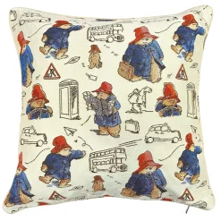 Signare Paddington Bear Tapestry Pillow- Pillows & Throws|Children