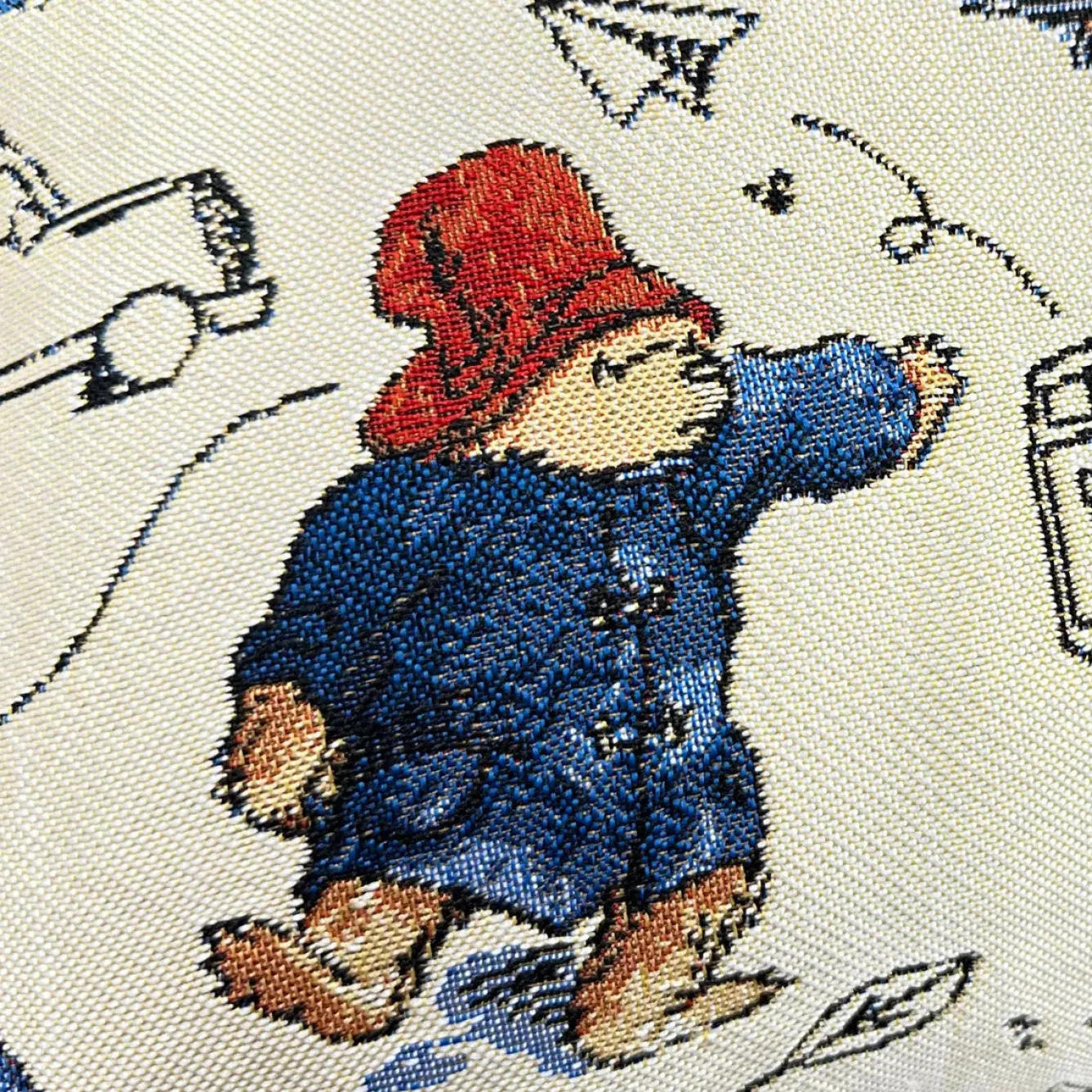 Signare Paddington Bear Tapestry Pillow- Pillows & Throws|Children