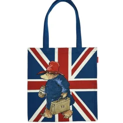 Signare Paddington Bear Union Jack Flat Tote Bag- Bags