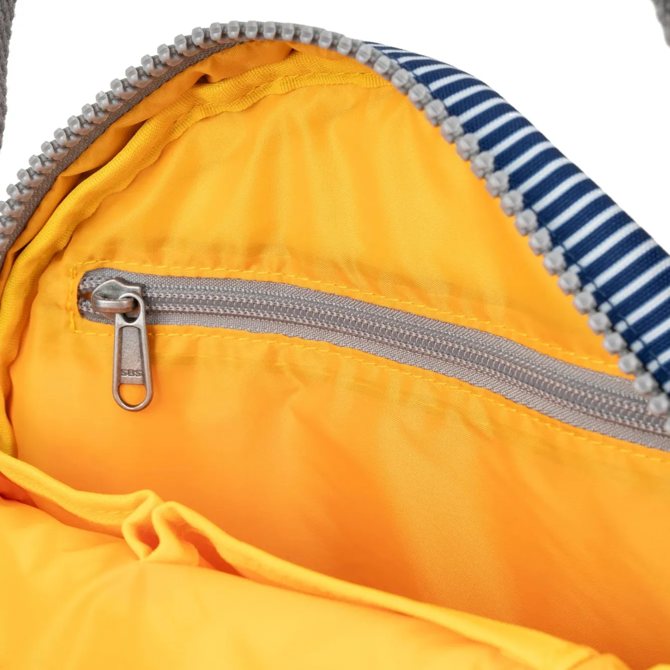 Ori London Paddington B Hickory Stripe Recycled Canvas Crossbody Bag- Bags