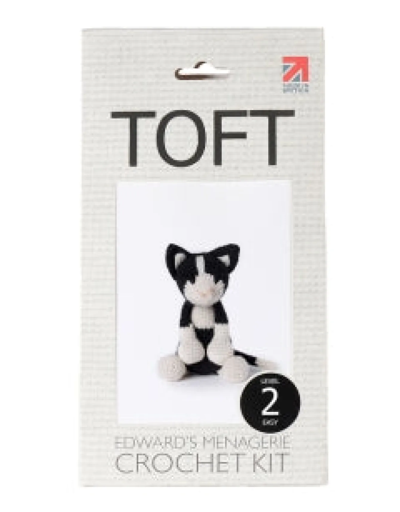 Toft Crafts Paddy the Black & White Cat Crochet Kit- Crafts
